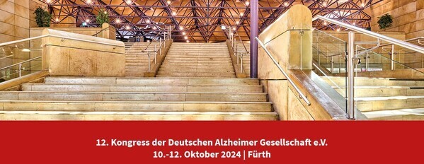 12. Kongress der Deutschen Alzheimer Gesellschaft e.V. Selbsthilfe Demenz vom 10. bis 12.Oktober 2024 in Fürth