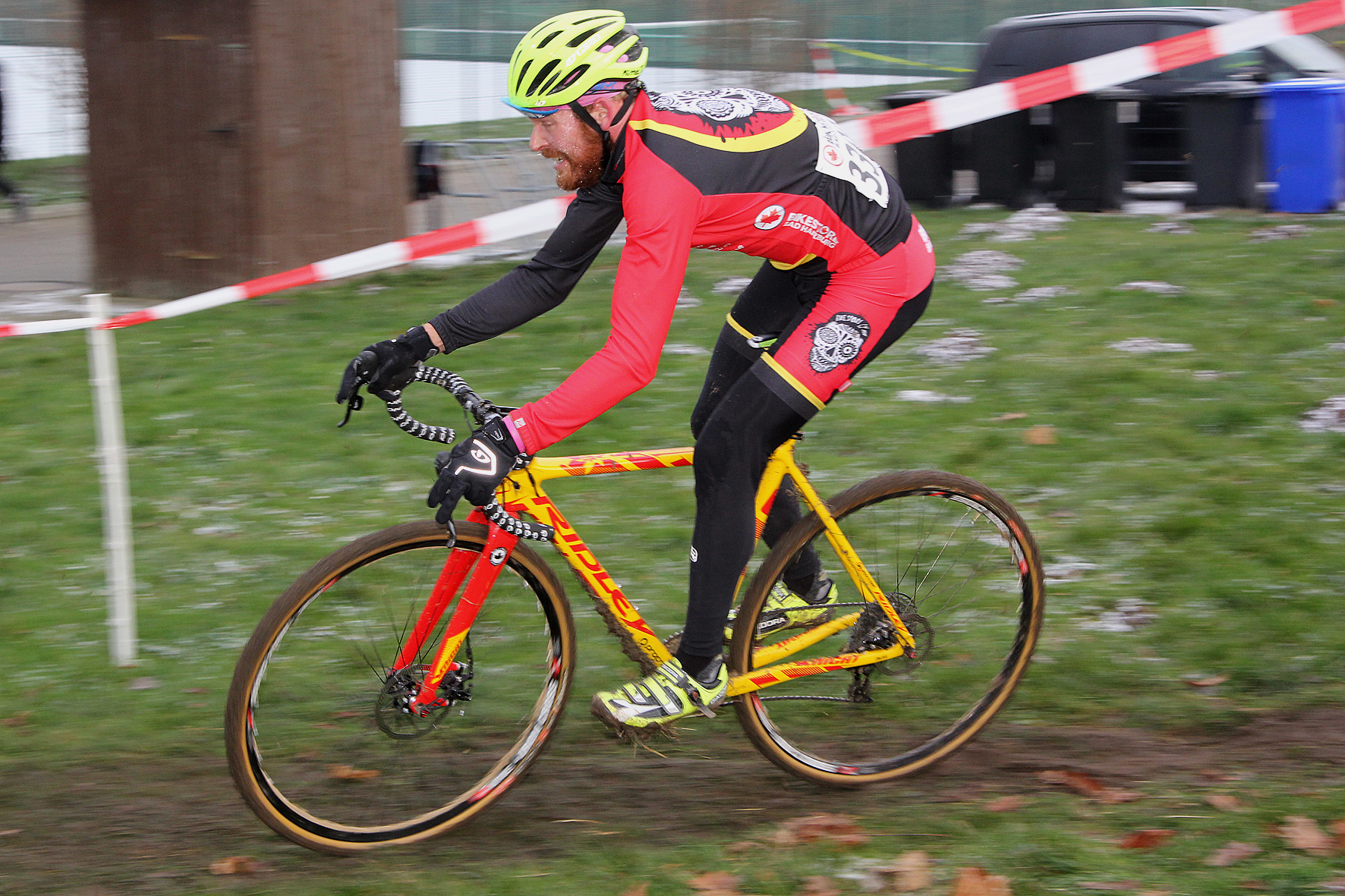 Cyclocross Rennen der Nordharzer RSG Bad Harzburg am 05. Januar 2025 im Sportpark Bad Harzburg