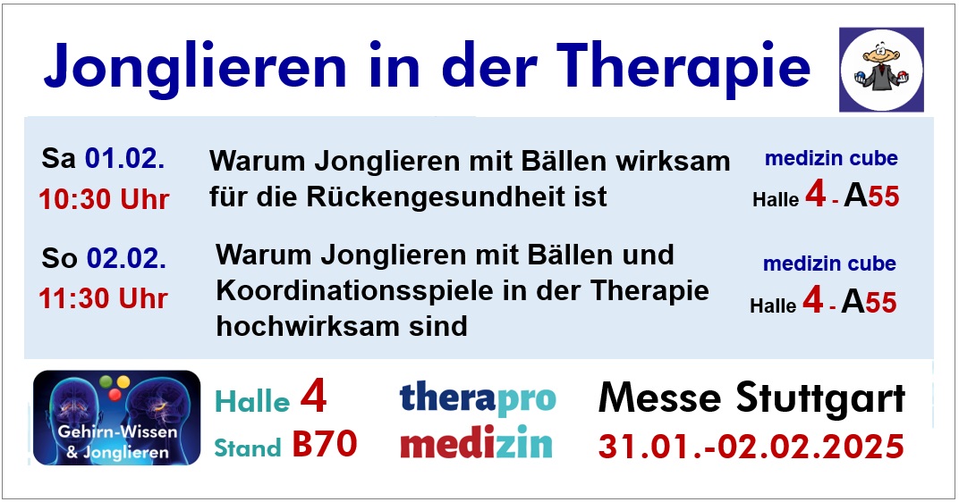 Interessante und neue Angebote auf der „medizin + therapro“ vom 31.01. bis 02.02.2025 in Stuttgart